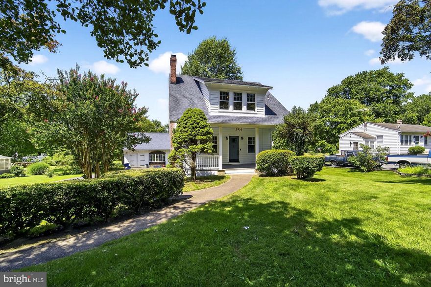 Charming, Updated Cottage Just Minutes from the Water with an over-sized detached garage for all the toys! Step into style and comfort in this beautifully updated 1930s cottage that blends vintage charm with modern upgrades. This 3BR/2BA home features original hardwood floors, a custom front door, replacement windows, and a spacious, low-maintenance deck, perfect for entertaining or weekend lounging. The kitchen and bathrooms have been thoughtfully updated, combining modern finishes with classic details. Enjoy peace of mind with updated mechanicals, a new water treatment system, and a BAT septic system already in place. Step outside and into your massive two story detached garage for tinkering , maybe a  studio or just a great get-away space. Located just a short drive to DC, Annapolis, and local beaches—ideal for commuters, remote workers, and weekend adventurers alike. Whether you're looking for your first home or a stylish weekend retreat, this one checks all the boxes! Showings are by appointment only.