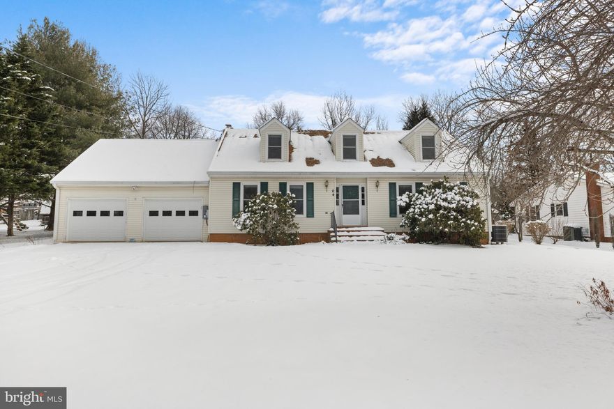 Nestled in a charming, tree-lined neighborhood, this Cape Cod-style home is a perfect blend of classic elegance and modern functionality. Boasting hardwood floors throughout, the main level features a formal living room and dining room, ideal for entertaining, alongside a cozy family room with a wood stove that invites you to relax on chilly evenings. The massive kitchen offers ample space for culinary creations and gatherings. Upstairs, you’ll find three generously sized bedrooms, perfect for restful retreats. A full, unfinished basement provides endless possibilities for customization, while the two-car garage and abundant storage options make organizing a breeze. The fenced backyard is a private oasis for play, gardening, or unwinding. Don’t miss your chance to call this delightful home yours!