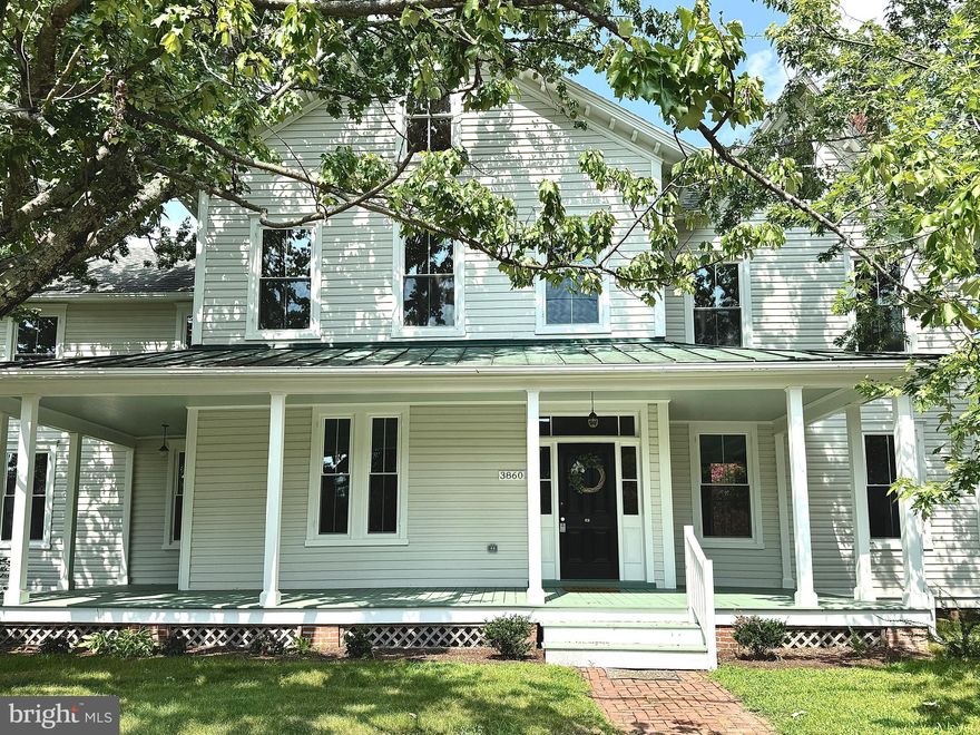 Motivated Sellers, bring all reasonable offers! Beautifully Restored 1890s Victorian in Trappe, MD - 6BR, 3.5BA
Stunning fully restored 1890s Victorian in the heart of Trappe. This spacious 6-bedroom, 3.5-bath home features a wraparound porch, formal living and dining rooms, a family room, and a marble primary bath. The home offers one gas fireplace for warmth and ambiance, plus four original decorative fireplaces that add timeless character throughout.
The modern kitchen includes stainless steel appliances and a 36" gas range.
Updated throughout with all-new plumbing and electrical, spray foam insulation, new windows, and a 4-zone heating system. Outdoors, enjoy a large slate patio and generous off-street parking. A rare blend of historic charm and modern  efficiency -move-in-ready.
Call Today for a Tour!