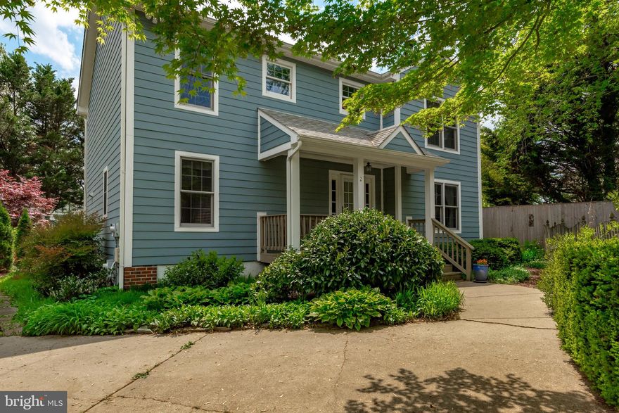 Showing for backup offers! True Eastport Gem! The perfect open floor plan with large eat-in kitchen connected to Great Room with wood burning fireplace.  Gorgeous newly refinished wood floors throughout the main level. Eat-in Kitchen features a large island, granite counters with ample space to suite any chef, pantry and excellent storage.  Walk out glass double doors to private beautifully and expertly landscaped terrace. Large primary suite with wood floors and walk in closet. Lower level has two finished rooms with electric heated floors and a gas fireplace and cover walkout steps.  Solar panels are paid off and new owner will enjoy crazy low electric bills! Recently replaced composite siding for low maintenance and newer shed for outside storage of bikes, etc. Even a convenient main level laundry. Located on a cul de sac two short blocks from the Spa Creek/Eastport Bridge and in the heart of all things fun and Annapolis.  This exceptional location will surprise you and it's just a very short stroll to restaurants, marinas, shopping and the City Dock.