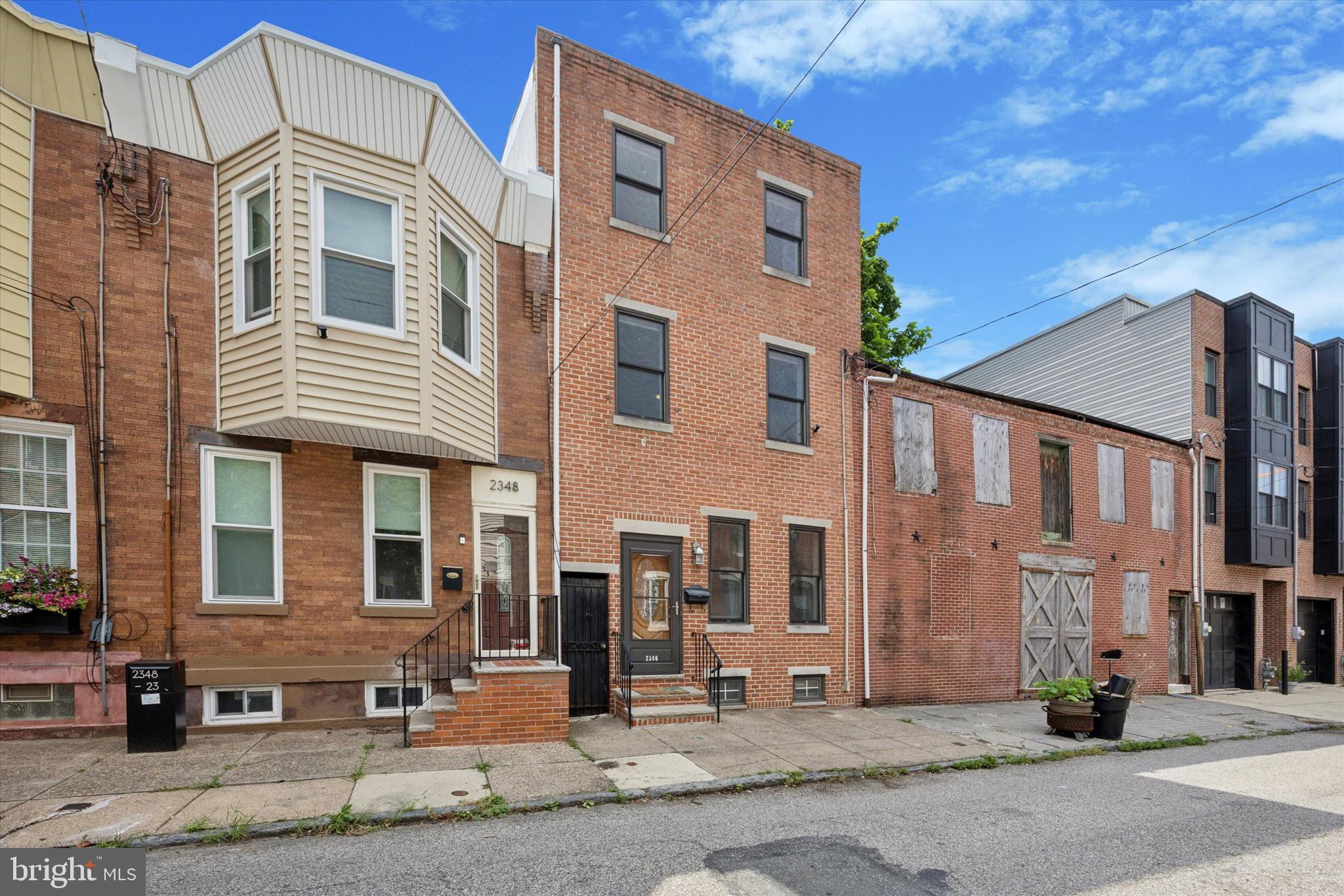 Spacious, Updated, and Steps from the Best of Fishtown – Welcome to 2346 E Fletcher Street
This well-maintained 3-bedroom, 1-bath rowhome offers nearly 1,800 square feet of living space in one of Philadelphia’s most desirable neighborhoods—Fishtown. Tucked on a quiet block and sharing a lot line with an empty garage, you'll enjoy extra peace, privacy, and no noisy neighbors next door.
Step into the charming vestibule and be greeted by a cozy living room that flows seamlessly into a generously sized dining area. The classic galley kitchen features newer appliances, offering the perfect blend of function and character. At the rear of the home, a large, private yard awaits—ideal for summer entertaining, gardening, or simply relaxing.
Upstairs, the bedrooms are oversized, thanks to the extended layout along the alleyway, and the full bathroom is equally spacious. There’s also a bonus room on the second floor that can serve as a home office, den, or future fourth bedroom. A full third-floor attic space provides even more flexibility—perfect as an additional bedroom, studio, or playroom down the line.
The dry basement has high ceilings and is perfect for finishing to create even more usable space. Additional updates include a new water heater, roof less than 10 years old, and 200-amp electric service. Laundry is conveniently located on the second floor.
Beyond the home itself, the location is unbeatable. You're just around the corner from local favorites like Loco Pez, Cedar Point, and ReAnimator Coffee, with Fishtown's renowned shops, restaurants, and nightlife just steps away. With a high walkability score, you'll rarely need a car.
Don't miss your chance to get space, location, and value all in one—schedule your private showing today!