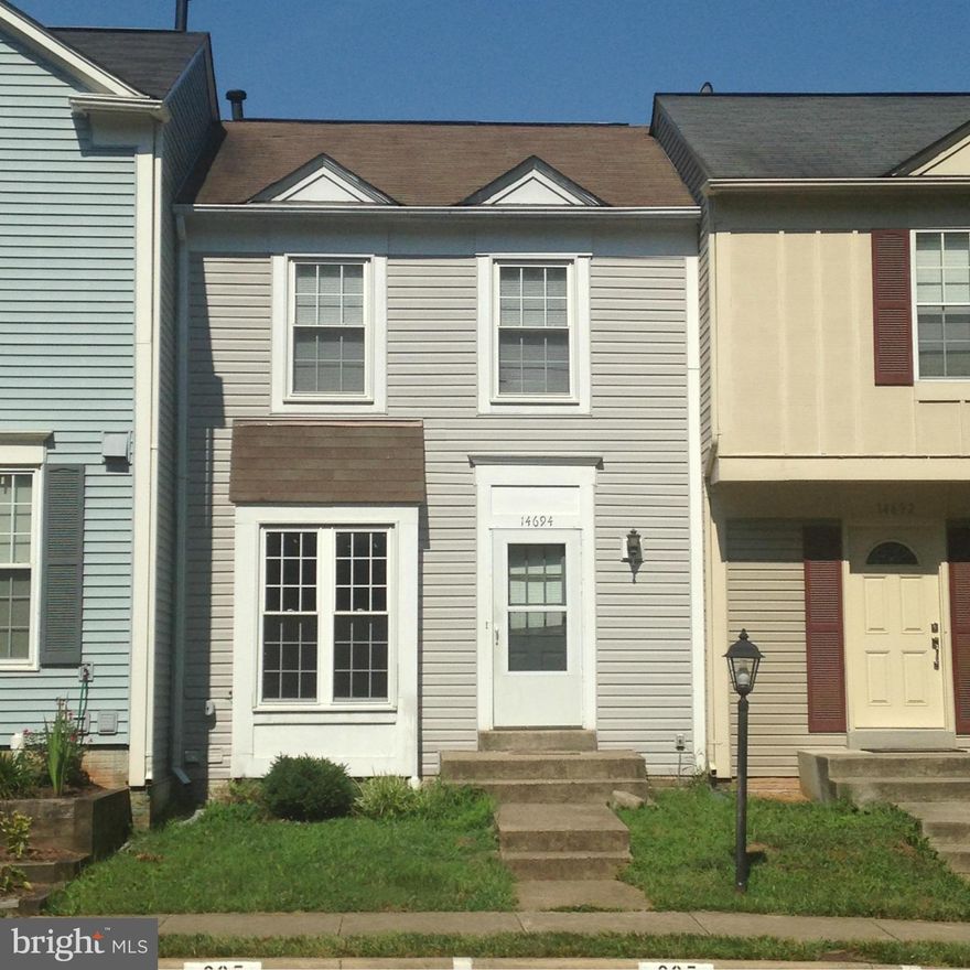 Great townhouse is a desired community.   This home has been well maintained.  Two large bedrooms on the top level with a good size bedroom in the basement. The house has some modern updates, (HVAC 5 years old, water heater 3 years old)  The townhouse has a good size fenced in backyard and close to the highways and amenities.  You will love this house and it is move-in ready.