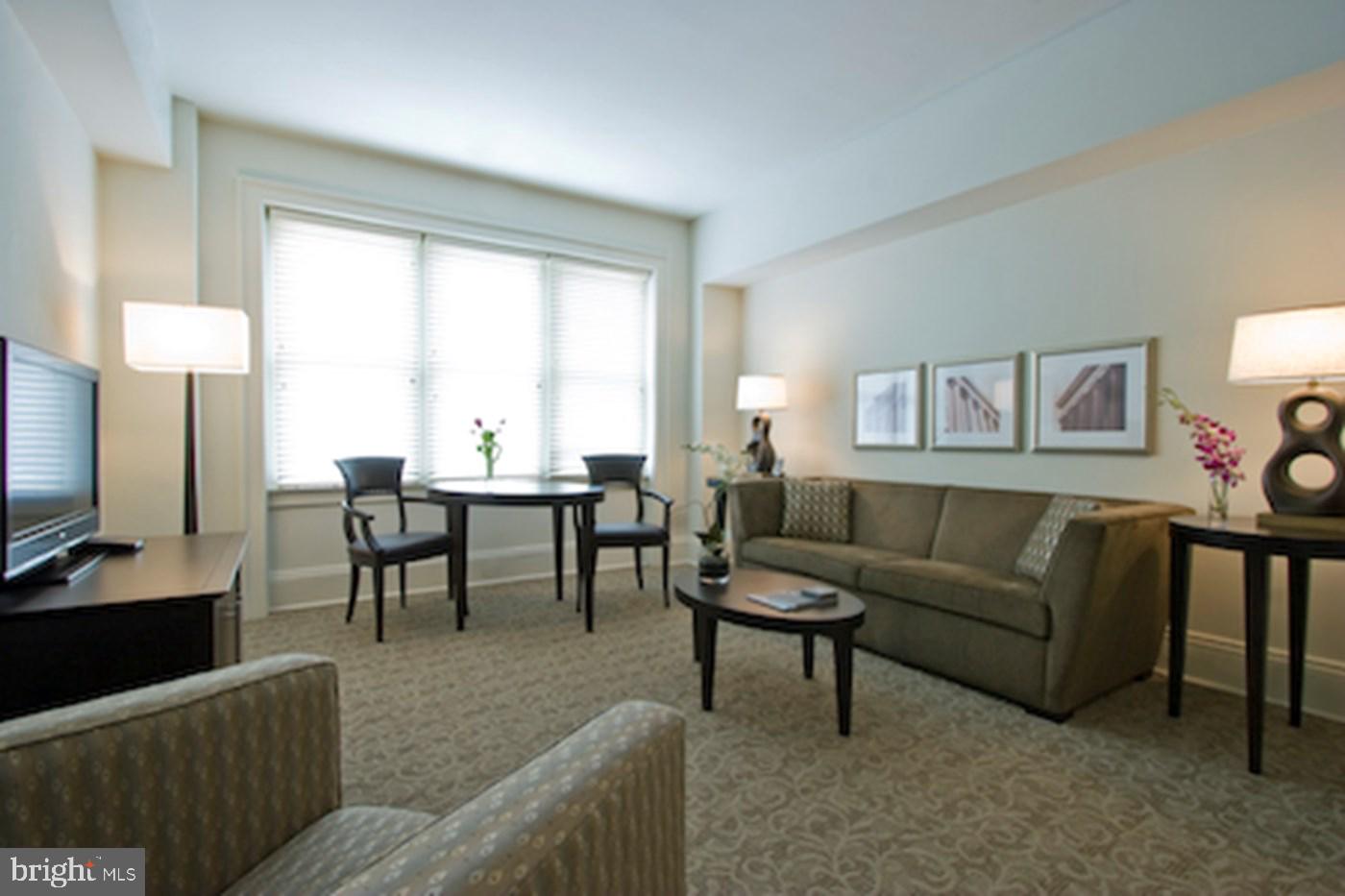 Welcome to AKA Rittenhouse Square, delivering exceptional hotel-quality interiors and amenities with the convenience and community of an upscale, boutique residential building. A limited selection of luxurious, furnished suites are now available as the obvious choice for your next rental in Philadelphia. Leases can vary from 1 month-12 months. Finishes vary depending on price and package. Furnished one-bedroom, one-bedroom + and two bedroom suites, feature beautiful kitchens with quartz countertops and stainless steel appliances, bathroom(s) feature luxurious Calcutta gold-marble and custom vanities, bedrooms contain fully-upholstered beds featuring bespoke a.sleep mattresses, room-darkening draperies and dimmable lighting offer ideal comfort designed for individual preferences, while custom framed artwork introduces warmth and rich culture to each residence. Residents are welcomed to the historic beaux arts-style building with a 100 square-foot blackened steel canopy designed to scale for the existing two-story limestone entry portico from the 1930’s creating a memorable grand entry. Soft music and heating lamps extend the luxurious lobby environment to the 18th Street sidewalk creating a seamless indoor-outdoor experience in the heart of Rittenhouse Square. Recently completed 2nd floor amenity space features a private library with furniture designed by B&B Italia - a quiet respite in a refined space promoting relaxation. A.cinema, features luxurious electric-reclining black leather seats, and curated programming pairing AKA’s passion for film with elevated entertainment offerings to enhance the resident experience. An 18-seat boardroom, complete with custom AV settings and catering services is available for all residents to provide an ideal setting for personal or group business needs. An expanded on-site fitness center marries form, function and design with state-of-the-art Technogym equipment outfitted in black leather and chrome for a luxurious finish. Sleek, high-quality laundry facility features ample Asko washers and dryers and a convenient design allowing guests to feel at home. AKA is a division of Korman Communities, celebrating 100 years of residential excellence and innovation. Parking available for additional rate. **Listed Price is for a 6 month lease**