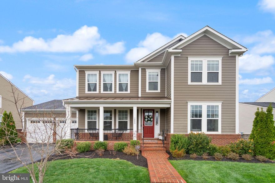 MAJOR PRICE IMPROVEMENT! Welcome to this RARELY available Kenmore model in Meadowbrook Farm!  This 2017 Van Metre home comes loaded with recent upgrades and boasts a fantastic layout - upper level with 4 bedrooms and 3 full bathrooms PLUS a loft/bonus room, beautiful open floor plain on the main level flowing into an incredible $100,000+ outdoor space, and a spacious basement with a recreation space and 2 legal bedrooms and full bathrooms!  Upon arrival, you'll be captivated by a beautifully designed exterior and crisp landscaping - curb appeal indeed!  As you enter the main level, you'll immediately feel the spaciousness of the floor plan.  The main living area is nice and open with plenty of room for relaxing, entertaining, and playing!  It flows into a gorgeous oversized kitchen with everything you could need - beautiful cabinetry, gleaming white quartz countertops, large center island, new 2025 appliances, an eat-in space, walk-in pantry, and bonus cabinetry spanning the back wall.  Right off the kitchen you'll step out into a MASSIVE custom covered and screened-in deck.  You'll enjoy so much room for activities, beautiful wood paneling, hardwiring for an outdoor TV, built-in fireplace, and two heaters so you can enjoy the space year-round!  Walk down onto your stone patio with a custom outdoor stone fireplace where you can sit and enjoy the beautiful backyard and make lasting memories.  Back inside, the main level is also home to an oversized formal dining area, plus a full office perfectly tucked away where one can work in privacy!  Heading upstairs, you'll find 4 spacious bedrooms each with its own walk-in closet, plus a loft/bonus room that could be a second office, 5th bedroom, or additional recreation space.  The primary suite comes loaded with two large walk-in closets, a lovely tray ceiling, and bathroom complete with two separate vanities, a soaking tub, and standup shower.  The walk-up basement also checks all of the boxes - you'll enjoy a wide open recreation space, two legal bedrooms each with their own full bathroom, and a nice unfinished space with plenty of storage!  Another bonus of this home is the oversized garage - easily fit 3 vehicles inside as the left side stretches to the back of the home!  The property is loaded with over $250,000 in RECENT UPGRADES including fresh paint (2025) on the upper two levels, brand new carpet upstairs (2025), custom covered deck and patio (2024), new LVP on the main level (2024),  full sprinkler system (2023), mudroom cabinetry (2022), plantation shutters (2021), backyard fence (2020), newer light fixtures, and fresh landscaping.  The icing on the cake is the location - nestled in the heart of Leesburg, Meadowbrook Farm is just minutes from downtown Leesburg where you'll have access to amazing restaurants, shopping, and plenty of things to do like Ida Lee Park, Morven Park, Village at Leesburg, and more.  Easy access to everything Loudoun County has to offer!  Come see this one for yourself!