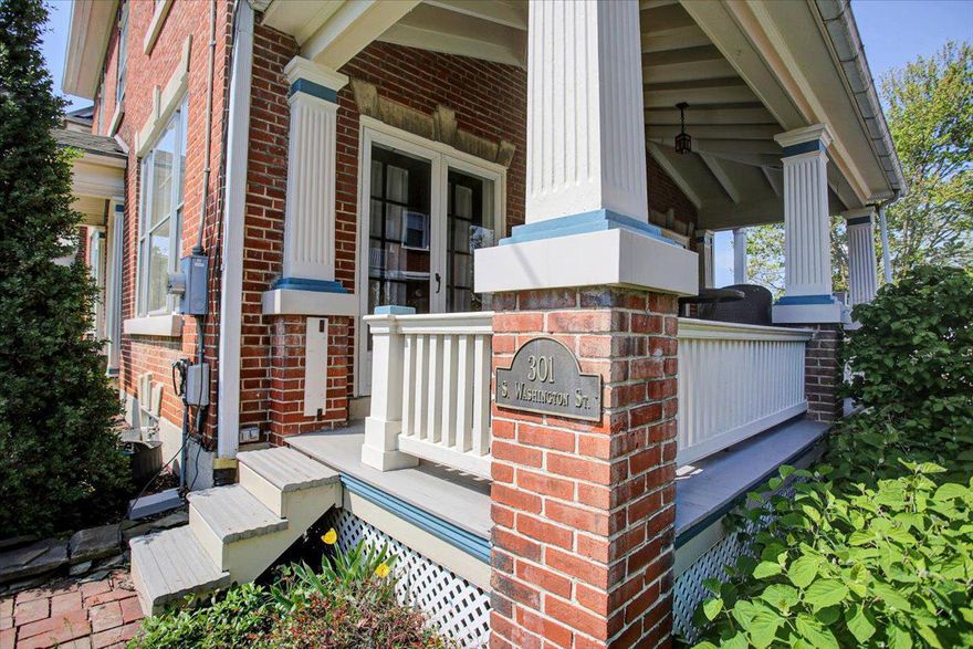** Motivated Seller**
This stunning Colonial-style home, built in 1920, has been meticulously renovated and is ready for its new owner. With 4 bedrooms and 2 full bathrooms, this detached residence offers ample living space for comfort and convenience. The excellent condition of the property is highlighted by its classic brick exterior and a cozy fireplace, perfect for creating a warm ambiance. Enjoy the convenience of a dual zone Central Air system and  the benefits of a full basement, providing additional storage. Parking is a breeze with a detached garage and paved driveway, ensuring easy access. Located in desirable Downtown Greencastle, this home combines historic charm with modern amenities. Experience the vibrant community while enjoying the tranquility of your own private retreat. This property is a rare find, offering both character and functionality, making it an ideal choice for those seeking a quality home in a prime location. Don't miss the opportunity to make this exceptional property your own!