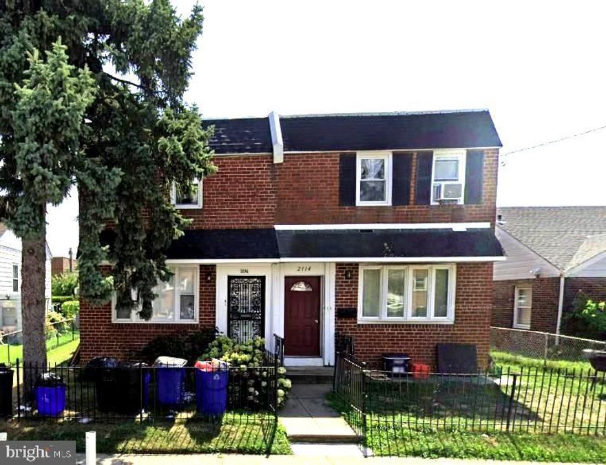 Multi-Unit Property in the beautiful and quiet Rhawnhurst Neighborhood, this is a versatile and well-maintained residential building perfect for both investors and homeowners alike. 

Two-bedroom apartment on the 1st floor, Two-bedroom apartment on the 2nd Floor.

Outside, the property boasts a spaces front & back charming yards—perfect for relaxing or hosting outdoor gatherings.  Additionally, the building includes parking for two full size vehicles at the back.
Property is sold in "As-Is" condition. 48 hours notice for showing.