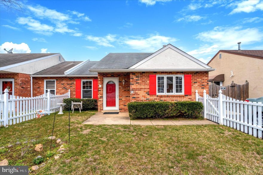 Curb appeal abounds as you approach this adorable ranch home and are greeted by the charming white picket fence. Nestled a few short steps from the revitalized Governor Printz Park and Corinthian Yacht Club this home is ready and waiting. Upon entering there’s a spacious coat closet. The Open floor plan with newer, vinyl flooring is spacious with lots of natural light from the large picture windows. The Kitchen is well laid out with great cabinet space and a pantry closet. Down the hall you will find the tastefully updated hall bathroom. The primary bedroom features a large closet. The second bedroom offers another great closet and pull-down stairs to the attic for additional storage. The laundry/utility room is just off the main hallway and provides an exit to the large, level, fenced in yard. There’s plenty of space to garden out back. Less than a mile from access to Routes 95, 420 and 291 you’ll be poised for easy commuting. Make your move today and enjoy easy, one floor living!