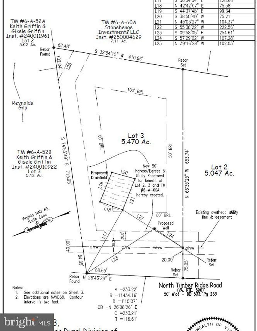 Discover the perfect balance of privacy and convenience with this beautiful over 5-acre wooded lot located in Cross Junction, Virginia. Just 20 minutes from historic Winchester, VA and 25 minutes from Berkeley Springs, WV, this property offers the ideal blend of country living with easy access to shopping, dining, and commuter routes.

Situated on relatively flat terrain, this parcel is easy to build on and already approved with a 4-bedroom perc—making it ready for your dream home. Electricity is conveniently accessible at the lot line, reducing development costs and hassle. Mature trees provide natural beauty, shade, and privacy, while the expansive acreage ensures plenty of space for outdoor living, recreation, or even a hobby farm.

Whether you’re looking to build a full-time residence, a weekend retreat, or an investment property, this lot provides the peace of rural living without sacrificing modern convenience.

LOT IS CLEARLY MARKED, THERE ARE OTHER LOTS ALSO LISTED ON MLS.