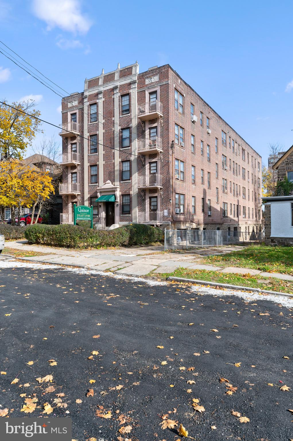 Located in the red-hot Wynnefield neighborhood, and with beautiful old-world charm and character, the Gainor is your perfect investment opportunity. 36 units that are always occupied (two units are being turned over at present), so keep the building as-is or add value with improvements to match the neighborhood improvements. This c. 1926 building is professionally managed and has had the same owners for the past 36 years. Just three blocks from St Joes, there is new construction and rehabs everywhere you look. The Gainor consists of 23, one-bedroom units and 13 studios. Elevator building, large on-site laundry room. Quick walk to the Septa Regional rail via Center City. Numerous Bus Stop to Center City, KOP Mall, etc. Shopping along City Avenue. Solid rental history.