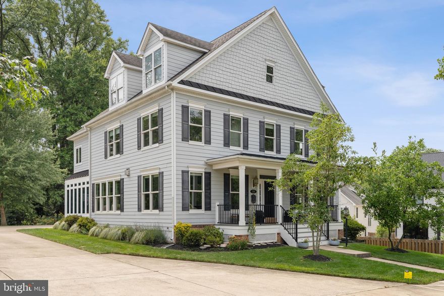 Immaculate, custom-built gem with 5300+ square feet in the heart of Falls Church City! Situated on a quiet dead-end street, this gracious 4 bedroom, 4.5 bath home is not to be missed! You’ll immediately notice the covered front porch and the two-car side-load garage when you approach the home. Upon entering you’ll see that the main level is perfect for entertaining and family life with high ceilings and generous sizing in all the rooms. The sprawling kitchen with walk-in pantry and large butler’s pantry comes complete with granite counters, recessed lights, stainless steel appliances and a large breakfast room all opening to a family room with gas fireplace. A year-round sunroom is just off the breakfast room and leads to the rear patio. Upstairs features a large primary suite with a bathroom that was beautifully renovated in 2022. Two additional bedrooms share a hall bath, and the fourth bedroom has its own ensuite bath. All the bedrooms have new carpet and fresh paint.  The lower level features a large rec room, a hobby room, game room full bath, a large unfinished storage room and walk-out access to a side patio. Super accessible Falls Church City shops, dining and entertainment! Just over 1 mile to West Falls Church Metro and so close to I-66! Falls Church City Schools!