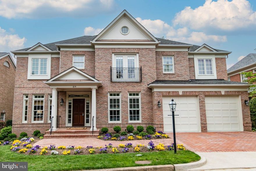 Located in sought-after King’s Cloister, this absolutely gorgeous 5,762 square foot brick center-hall colonial features a grand entrance foyer, fine moldings, three fireplaces, hardwood floors, plus five spacious bedrooms and four and a half baths.  The fabulous living room/great room boasts 11 foot ceiling, fireplace flanked by bookshelves, plus an entire wall of windows allowing sunlight to pour into this very special home.  A large formal dining room, library, sitting room and gourmet eat-in kitchen complete the main level.  The lower level is ideal for parties with it’s large granite bar, fireplace flanked by bookshelves, and fifth bedroom (home office or exercise room) plus abundant storage!  Two staircases, a two car garage and a spacious deck are among the many amenities.

Located only one mile from the King Street Metro and Old Town’s shops and fine dining.  Only minutes to the Potomac River, the Beltway and downtown Washington.

This meticulously maintained home is an absolute gem!