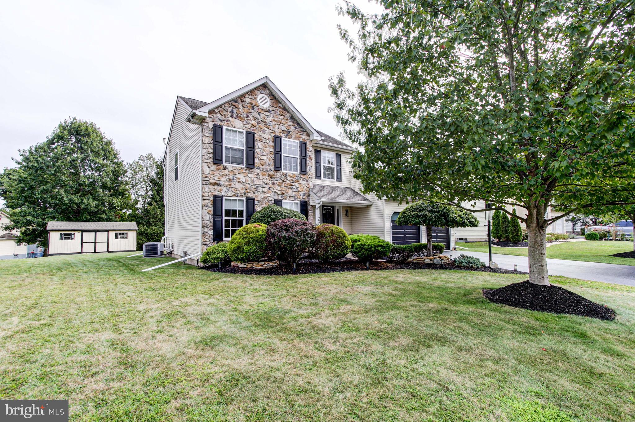 Welcome to 1120 Berkley Avenue in Quakertown—a beautifully maintained 3-bedroom, 2.5-bath detached Colonial nestled in the sought-after Regency Manor neighborhood of Richland Township. This charming two-story home offers the perfect blend of comfort, style, and functionality. Step inside to find rich hardwood flooring throughout the first floor and a spacious layout designed for both everyday living and entertaining. The main level features a bright and airy living room, a cozy family room with vaulted ceilings and a gas fireplace, a convenient half bath, and a seamless flow into the open-concept kitchen and dining area. From the family room, sliding glass doors lead to a stunning Trex-style deck overlooking a generous backyard oasis complete with a custom fire pit and a large storage shed—ideal for relaxing evenings and weekend gatherings. The kitchen offers easy access to the attached two-car garage, adding to the home's thoughtful layout.
Upstairs, you'll find three comfortable bedrooms and two full bathrooms, including a spacious primary suite with a walk-in shower, soaking tub, and dual vanities—your own private retreat. The fully finished basement expands your living space even further with durable laminate flooring, a large recreation area, a separate home office, and a versatile flex room.
Recent updates add peace of mind and efficiency, including a new water heater installed in January 2025 and the central AC and heating units replaced/installed in 2020.
Whether you're hosting friends, working from home, or simply enjoying quiet nights by the fire, this home offers the ideal balance of indoor comfort and outdoor living. Located in a quiet, well-established community close to parks, shopping, and major commuter routes, 1120 Berkley Avenue is move-in ready and waiting for you. Don’t miss your chance—schedule your private showing today!