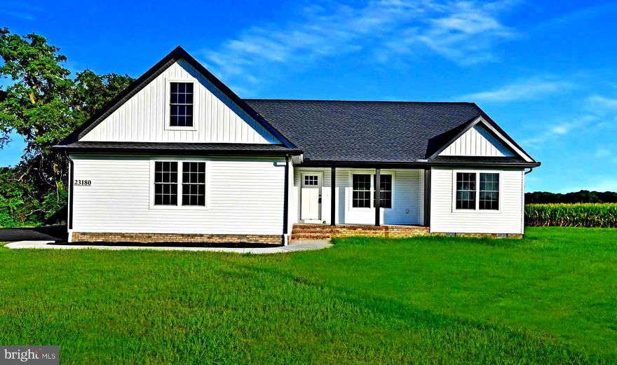 LOOKING FOR A COMPLETELY UNIQUE LOCATION? DON'T WANT A NEIGHBORHOOD OR HOA?

Welcome to the perfect blend of privacy, convenience, and coastal living—exactly what you’ve been searching for. Nestled on a private lot with no HOA, this newly built ranch-style home places you just minutes from the beaches, local hospitals, shopping, and major conveniences, all while being surrounded by picturesque open farmland. It’s a rare opportunity to enjoy peaceful country living without sacrificing accessibility.

This thoughtfully designed 3-bedroom, 2-bath home features an inviting open floor plan with a split-bedroom layout that offers comfort and privacy for all. A bright and beautiful sunroom overlooks the rear yard and leads to a spacious 12' x 18' patio—an ideal spot to relax and take in the sweeping views this location provides.

Quality craftsmanship is evident throughout, with desirable features such as 6-inch walls, double-hung windows, luxury vinyl plank flooring, upgraded counters, a center island, and plush carpeting in the bedrooms. The property also includes a blacktop driveway and a full-size two-car garage, adding both convenience and curb appeal.

If you’re seeking a modern home with space, serenity, and immediate access to everything coastal Delaware offers, this one checks every box.