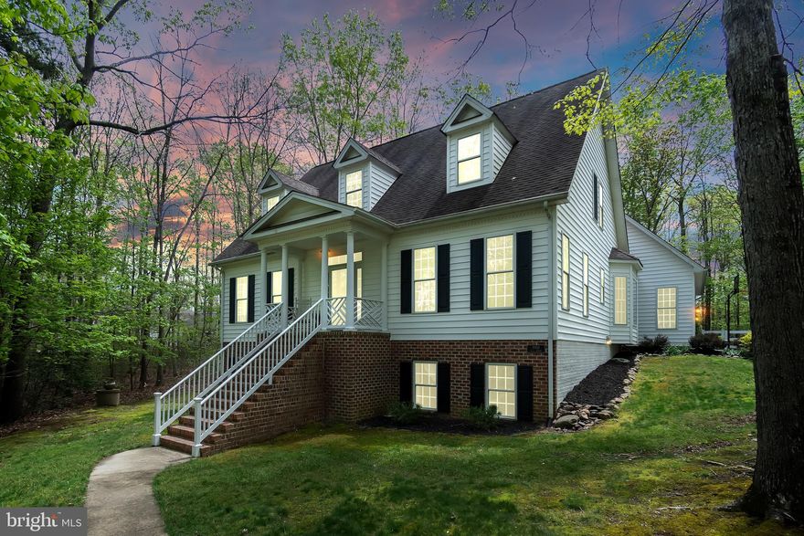 Beautiful 4 Bedroom 3.5 Bath Cape Cod in the highly sought after neighborhood Estates of Chancellorsville! This well maintained home on 5.4 acres includes a first floor master, fully finished basement, all new carpet, screened in porch, deck, and additional storage shed on property.