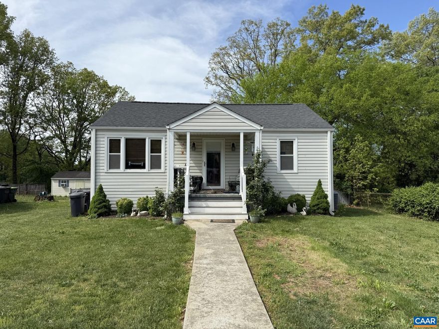 **Open House Sunday 4/27 from 1 - 3 pm. Cozy Cottage located in the heart of Ruckersville. Excellent location near shopping and restaurants. Close by Rt. 33 and Rt. 29. 15 minutes to NGIC, 20 minutes to Charlottesville. Fenced in backyard, Back deck has trek and inviting area for entertaining and grilling out, nice front porch. Upgraded kitchen counter. Paved Driveway - Greene County schools!