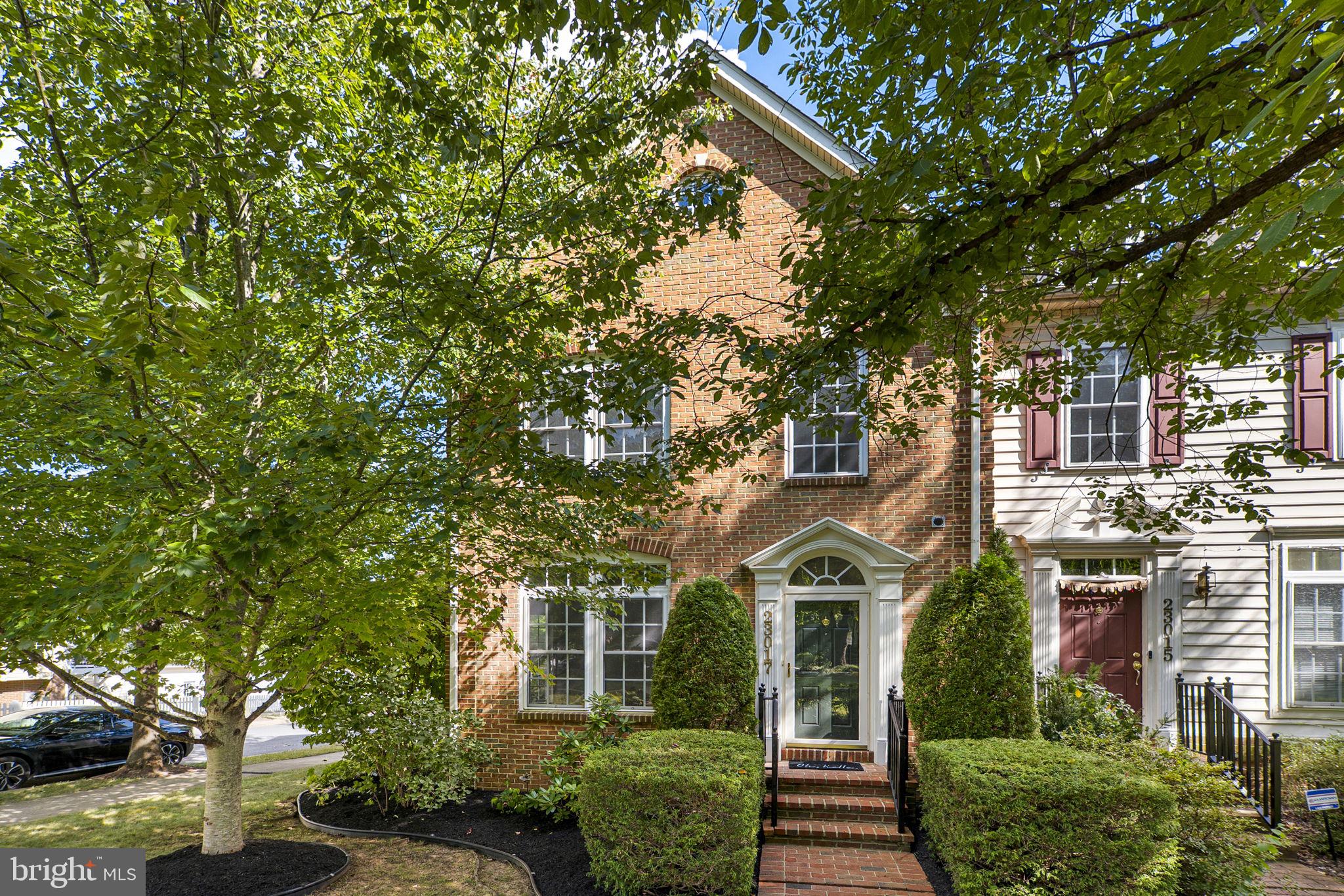 Welcome home to this beautifully maintained End Unit Townhome located in the heart of Clarksburg!
This spacious 3-bedroom, 3.5-bathroom home features an office/den in the fully finished basement—ideal for remote work or use as a craft room. Recently refreshed from top to bottom, you'll love the fresh paint throughout, brand-new carpet upstairs, and gleaming, refinished hardwood floors on the main level. The Primary Suite is a true retreat, offering vaulted ceilings, a spacious walk-in closet, and an en-suite bath with a soaking tub, separate shower, and double vanity. The open-concept main level is filled with natural light and charm, featuring high ceilings, crown molding, and an inviting living space with a cozy fireplace. The eat-in kitchen features granite countertops, stainless steel appliances, and an island. Step outside to the screened-in deck, perfect for enjoying morning coffee or relaxing evenings. The fully fenced backyard features a stone patio, perfect for entertaining friends and family, and leads to the 2-car detached garage.
The HVAC system was replaced in 2018, and the Hot Water Heater was replaced in 2022. Conveniently located near shopping, dining, entertainment, parks, and easy access to I-270, this move-in-ready home has it all. All that’s left to do is move in and make it your own!