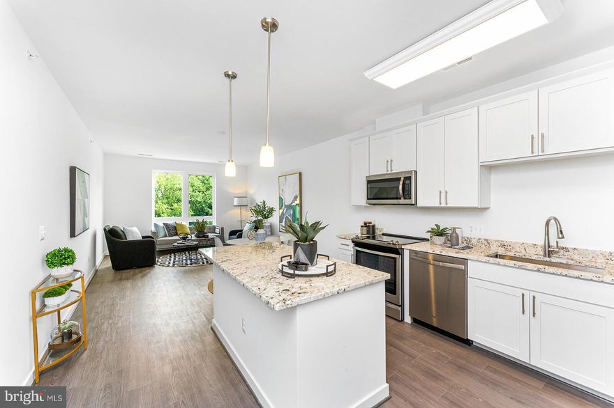 This is a BRAND NEW (never lived in) unit!   Everything is in pristine condition and ready for you to make it your own. Airy and open-concept floor plan with 9-foot ceilings and tons of natural light. Luxury kitchen and bath with granite counters. Storage unit #9 conveys . Amenities include a clubhouse with kitchen and lounge areas, a state-of-the-art fitness center, outdoor tables with umbrellas, fire pit, and gas grills. Perfectly located in the City of Fairfax. Only two miles from Vienna/Fairfax GMU Metro station making the DC Metro area easily accessible. Near Army Navy Club and close to Home Depot, Giant, fine dining at Artie’s and other restaurants if you crave city living. Also near walking/biking trails. Schedule your private showing today! Parking spot #24 is reserved for you!