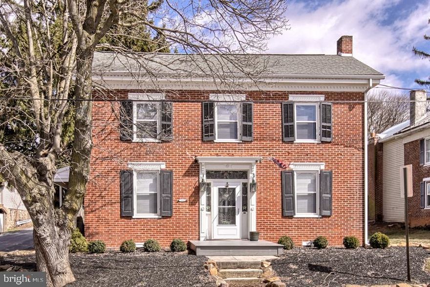 Welcome to 201 S. York Road a historic stunning home that sits one 1 acre in the beautiful area of Dillsburg. This home has it all! First walk in the door and be greeted by the cozy kitchen with island prep space and dining space. Off the kitchen it has a wood and coal fireplace perfect for those cool spring evenings. Formal dining room has ample space. Living room has a ton of natural light and original hardwood floors. Upstairs there are 3 large bedrooms, sitting area and a gorgeous full bath with plenty of closet space. This home sits on over an acre of land and has plenty of parking. Make this your home today!!!