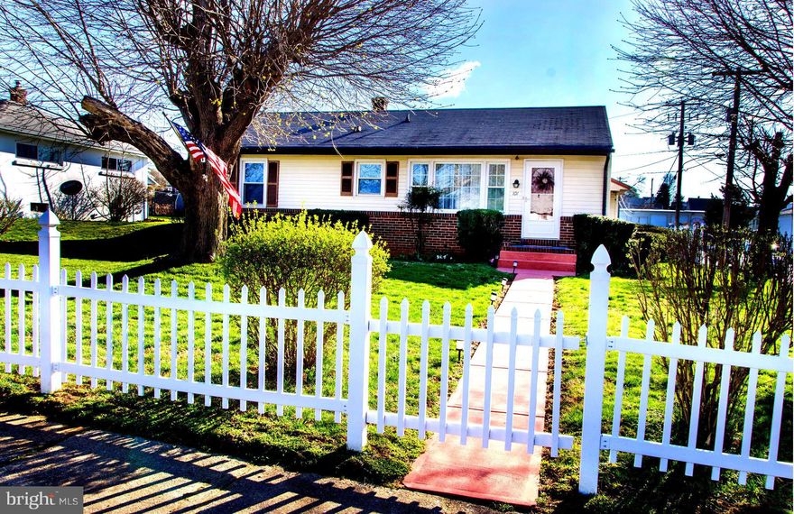 Adorable & Affordable. Well maintained Rancher in turn-key condition. Updates include replacement windows, C/AC (3 years +/-) & Stainless Steel Ref. (2015). 3rd BR could be in lower lvl or in the main lvl extension w/ adjacent full bath. Private fenced yd. w/ abv grnd pool for summer enjoyment. Walking distance to Middle School, bank or Post Office. Lots of storage options w/ 2 car garage & sheds.