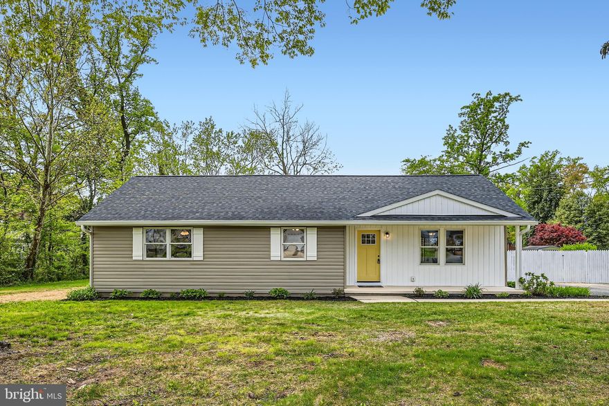 Welcome to your stunning single-family rancher nestled in the highly sought-after water-oriented community of Harewood Park. This meticulously renovated home boasts a brand-new architectural roof and an array of exquisite features. Step inside to discover a haven of luxury and comfort, where every detail has been carefully curated to perfection. The gourmet kitchen is a chef's dream, featuring quartz counters, a custom tiled backsplash, stainless steel appliances, and a stylish bar with pendant lighting. The adjacent dining area provides the perfect setting for intimate meals or lively gatherings with loved ones.  Unwind in the spacious living room, accentuated by an eye-catching accent wall adorned with shiplap, a charming touch that adds character to the space. Retreat to the primary bedroom sanctuary, complete with a walk-in closet featuring a rustic barn door and a lavish en-suite bathroom boasting a custom-tiled shower and elegant glass doors and dual sinks. Two additional spacious bedrooms offer versatility and comfort, while the 2nd full bath impresses with its custom tiling and dual sinks. The separate laundry room with built-ins adds convenience to your daily routine. Enjoy the durability and elegance of stunning luxury vinyl plank flooring throughout the home adding a touch of sophistication to every room. Entertain in style in the expansive Florida room, flooded with natural light with all new windows and 3 sliding glass doors offering a seamless transition to the large patio. This versatile space serves as the ultimate entertainment hub, where you can host family gatherings, game nights, or simply unwind and bask in the beauty of the surrounding landscape. The sprawling backyard oasis, fully fenced for privacy, provides an ideal setting for play, entertaining, and enjoying quality time with family and friends. For those in need of storage there is no shortage here. This home is equipped with a floored attic offering ample storage space for all your belongings as well as a versatile shed with electricity providing a perfect space for a workshop, hobby area, or additional storage. With a large driveway providing ample space for your boat, RV, and vehicles, there's plenty of room for all your outdoor toys and vehicles. The transformation of this home includes a brand-new high efficiency HVAC system, ensuring year round comfort and energy savings. The addition of a new water heater and electrical panel,  provides both peace of mind and enhanced functionality. But the amenities don't end there, be sure to join the vibrant Harewood Park Community League and immerse yourself in a wealth of community events and activities. Take advantage of the private beach area, boat ramp, and more, all just moments from your doorstep. With its impeccable design, abundant amenities, and prime location, this home offers the ultimate in modern living. Don't miss the opportunity to make this gem your new home—schedule a tour today and experience the epitome of waterfront living in Harewood Park!