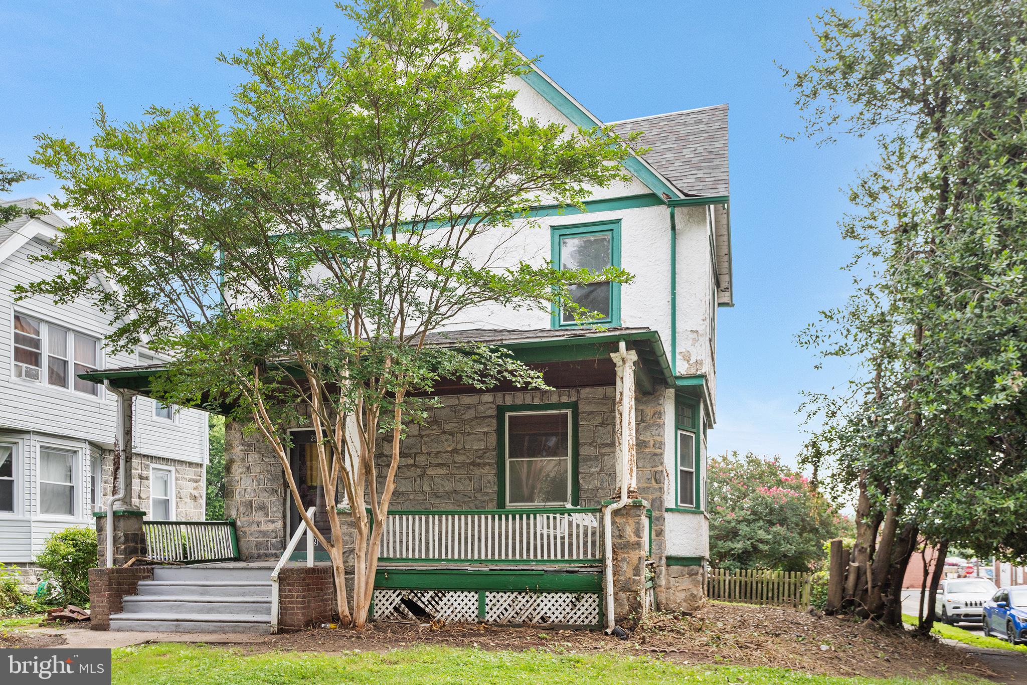 Investor Alert!! Amazing opportunity to bring history back to life in this 5 bedroom 1.5 bathroom home. First floor has U shaped staircase, living room, dining room, HUGE updated kitchen and mudroom back porch with half bath. Up one level are three large bedrooms with hall bath. The third floor includes two more bedrooms with dormered ceilings. Located half a mile from SEPTA regional rail and close to Lansdowne shops and restaurants. Now is your chance to take the bones of this 115 year old home and make it your own. This property is being sold "As-Is" and it will be the buyers responsibility to obtain the Use & Occupancy Certificate from the local municipality.