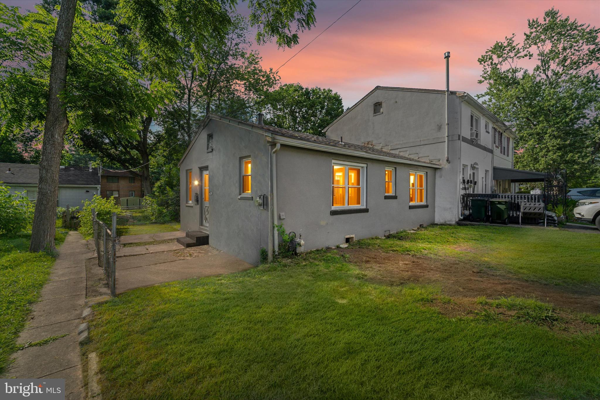 Discover 719Pennsylvania Avenue, a charming and newly renovated rancher located in the tranquil town of Wallingford, PA and it's award winning school district. This two-bedroom home offers the perfect blend of comfort and style, making it an ideal choice for first-time homebuyers or astute investors. Step inside and be welcomed by durable laminated floors that extend throughout the bright and inviting living spaces, complemented by a contemporary fresh paint palette. The modern kitchen is a culinary dream, equipped with sleek stainless steel appliances, and thoughtfully prepped for a washer and dryer for ultimate convenience. Both spacious bedrooms provide a cozy retreat, bathed in natural light, offering ample room for personalization. The updated bathroom features elegant fixtures and finishes, enhancing the home's contemporary appeal. Beyond the aesthetics, this property boasts new electrical and plumbing systems, along with central air for year-round comfort. Situated on an expansive lot, the outdoor space provides endless possibilities for gardening, entertaining, or simply relaxing. The prime location offers unparalleled convenience, with shopping centers just moments away. Enjoy the peaceful serenity of the nearby Hepford Park, and benefit from schools located only minutes from your doorstep, making this an excellent setting for a growing family.