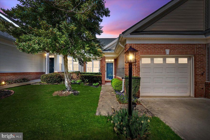 Beautiful 3 bed, 3 full bath patio home w/ 1 car garage; stone patio backing to woods; 1st floor master; upper level has office/loft w/ built in bookcases, 2 more bedrooms, 1 full bathroom AND large storage room;  4 walk in closets; HOA amenities include gated golf course community, INDOOR & outdoor pool, weight room, business office for your use, restaurants, game rooms & MANY activities & clubs!  Golf membership available.  Upgrades include; main level LVP (2023); new fridge (2022); new microwave (2024); new dishwasher (2022); new upper level bathroom floor (2025); new water heater (2023); full paint (2025);  *****1 OCCUPANT MUST BE 55+ AND NOBODY UNDER 18*****