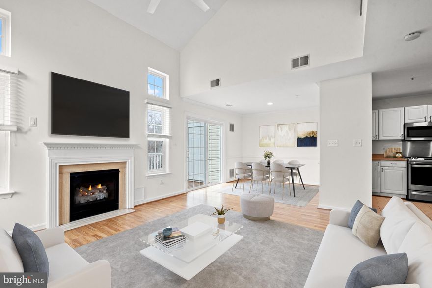 This Stunning and Spacious duplex condominium lives like a townhouse, featuring 2 bedrooms, 2.5 baths, and  generously size deck newly built in 2024 with storage overlooking serene green space—ideal for relaxation,  enjoying the outdoors, and for al fresco dining and entertaining while taking in the peaceful surroundings. The inviting living room features a gas fireplace, creating a cozy ambiance for quiet evenings. Freshly painted throughout with new carpet on the upper level, the 2 Bedroom en-suite offer plenty of closet space. The home also boasts gleaming hardwood floors on the main level for a more dynamic tone. The kitchen is equipped with a new stainless steel stove and microwave, both installed in 2022,  white cabinetry. and a pantry. Additional highlights include the convenience of a private attached garage and a prime location just minutes from restaurants, shopping, and easy access to the 270-Beltway. 
WELCOME HOME!