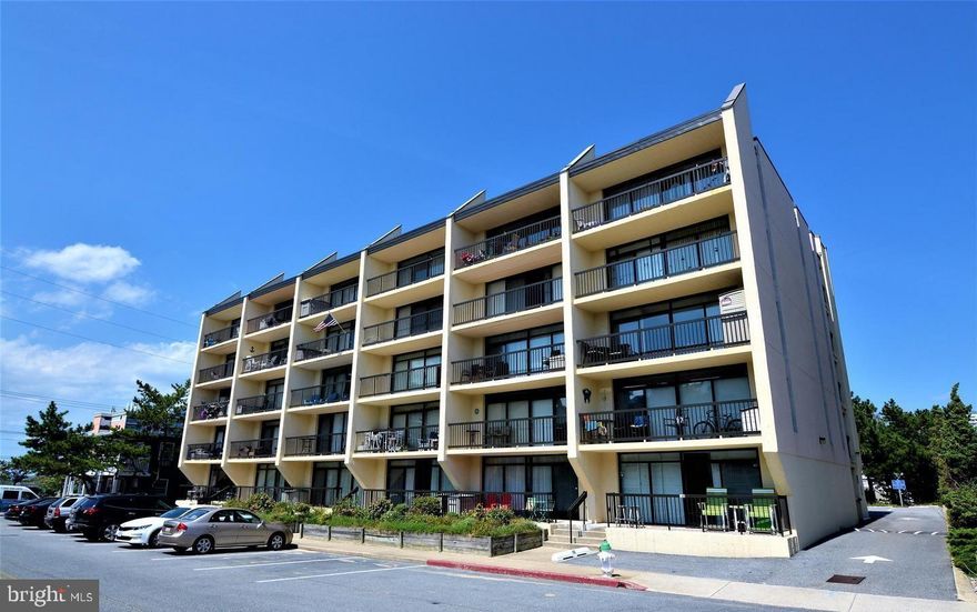 Outstanding investment property for rental income or your own beach getaway. Two bedrooms and two full bathrooms. Conveniently located on the ocean block, a short distance to the beach. Enjoy the view of the ocean from your private balcony. Southern exposure so tons of natural light. Perfect midtown location close to the Ocean City Convention Center, restaurants, shopping, and entertainment. New kitchen, tile flooring, heat pump, and building elevator. This is a must see property. Take a look today!