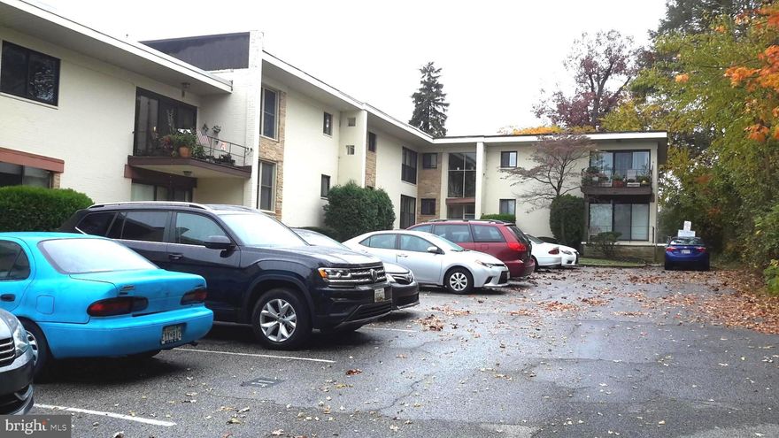 Well maintained recently painted    2 bedroom 1 full bathroom condominium in a very quiet small community.  The nice for relax balcony is located  on  the back of building. Stacked washer & dryer in the kitchen.  Newer:  HVAC , windows, laminate flooring,  garbage disposal, kitchen with granite counter tops including the bar top in the kitchen. New 2020 hot water heater. New bedrooms and closets doors.  Bright living-dining combo with multiple recessed lights. Huge separate storage (marked A) in the basement.  Assigned 1 parking space. Low condo fee. Condominium is located on 0.5 floor up level. Very close to the bus station at the entrance into community. Convenient to I-695, I-83, Metro station, restaurants, shopping, services. No FHA mortgage loans.