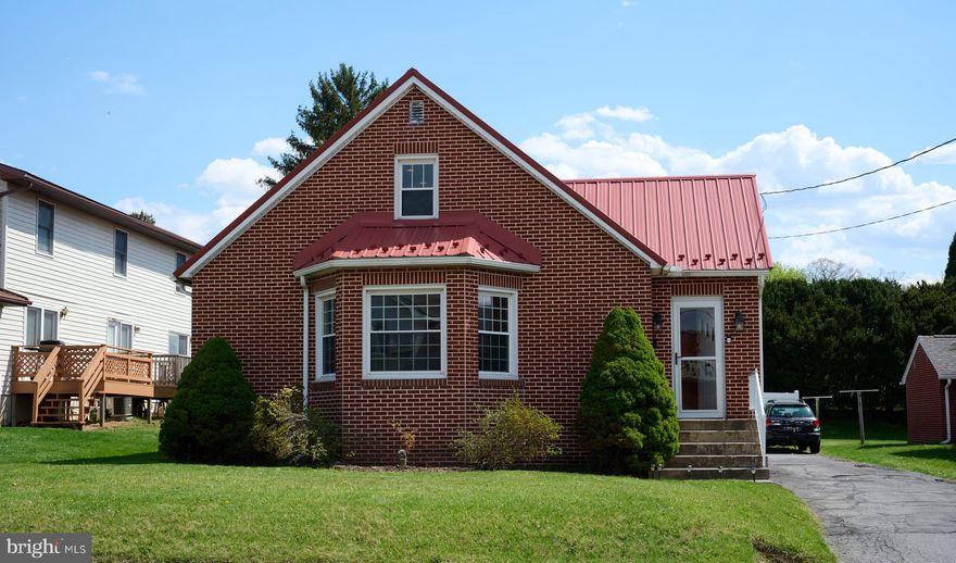Solid brick one-and-a-half-story home located in the heart of Bellefonte, just minutes from schools, shopping, restaurants, and medical offices, with convenient access to I-99 and I-80 for commuting. Featuring a metal roof, replacement windows hardwood floors, arched doorways, central air (first floor), and a energy-efficient natural gas furnace. The main floor includes a welcoming foyer, living room, dining room, kitchen, two bedrooms, and full bath. The second floor offers a bedroom and office. Additional highlights include a covered rear porch, shed, fencing and ample off-street parking. Central air available the first floor only.