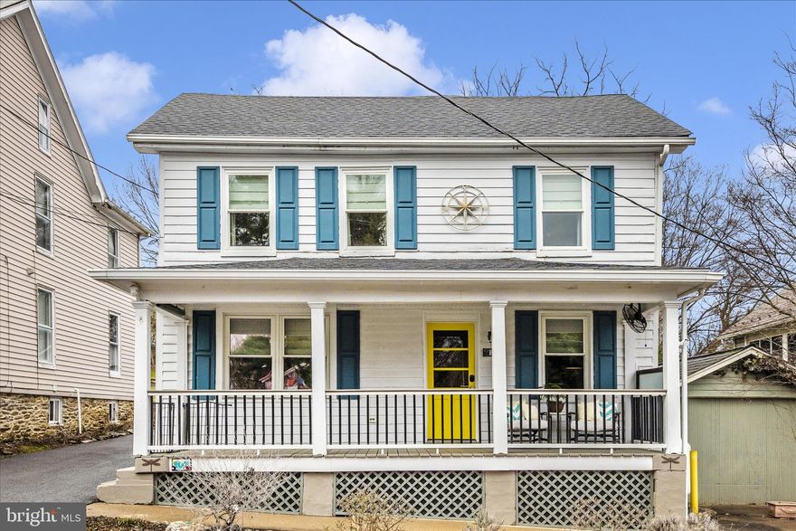 Welcome to 107 Jefferson Street.  This Charming Colonial was recently rehabbed in (2019) to include a new roof, new dual zone HVAC and new wiring and plumbing throughout.   Blending classic character with thoughtful modern updates, this home is truly move-in ready and is located in the heart of Middletown.
Step inside to find a bright and inviting interior featuring refreshed finishes, open floorplan and cozy propane fireplace, updated flooring, and a neutral color palette that complements any style. The renovated kitchen offers modern cabinetry, updated countertops, and appliances, making it both functional and stylish. Updated bathrooms showcase contemporary fixtures while maintaining the home’s timeless appeal.
Upstairs, 3 comfortable bedrooms provide peaceful retreats, while the flexible layout offers space for everyday living, entertaining, or working from home. Recent renovations enhance both comfort and peace of mind, allowing you to simply unpack and enjoy.
Outside, the property offers a detached garage, a shed, a fenced rear yard, and a stone patio for entertaining.    The front and back yards are thoughtfully landscaped with several mature trees that provide shade during hot summer months and an abundance of colorful butterfly-attracting perennials and bushes that provide a serene setting throughout the Spring to Fall.   This yard wlll provide tranquility year round.  
Just a short walk to Middletown’s charming downtown shops, restaurants, schools, parks, the new public library and town events.  Just 4 miles to commuter route70...this home delivers small-town charm with everyday convenience.    
A wonderful opportunity to own a fully rehabbed Colonial in one of Middletown’s most desirable locations - USDA Eligible —don’t miss it!