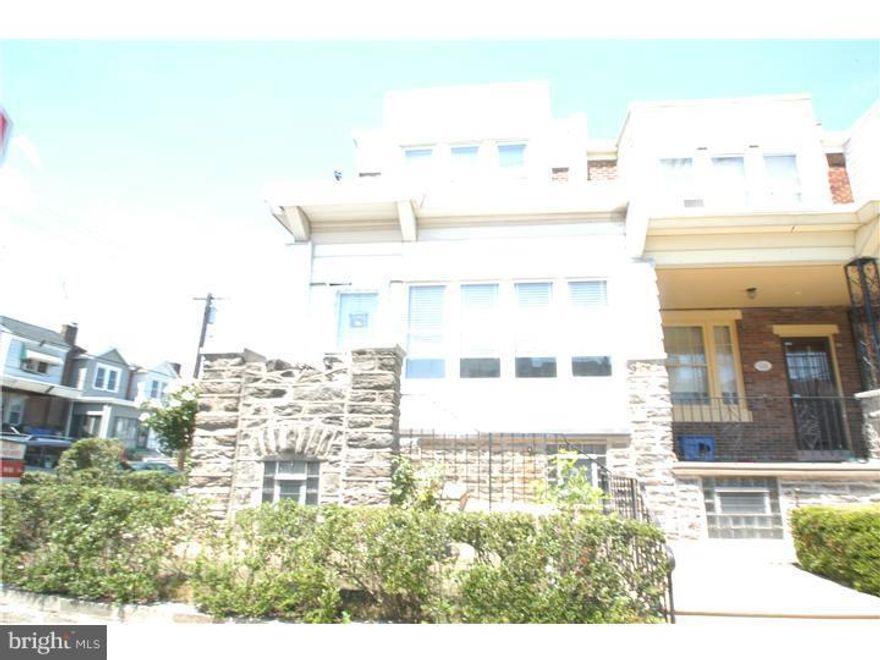 Very nice 3 b/r 1.5 bath corner row straight thru w/ attached garage. Enclosed front porch leads to spacious l/r, formal d/r, breakfast room and galley kitchen w/ exit to rear landing/porch. 2nd floor has 3 large bedrooms and full bath. Full Basement is semi finished with laundry area, 1/4 bath, lots of storage exit to street and access to detached garage. Great location across from elementary school. Tenant pays all utilities. We welcome your visit today!