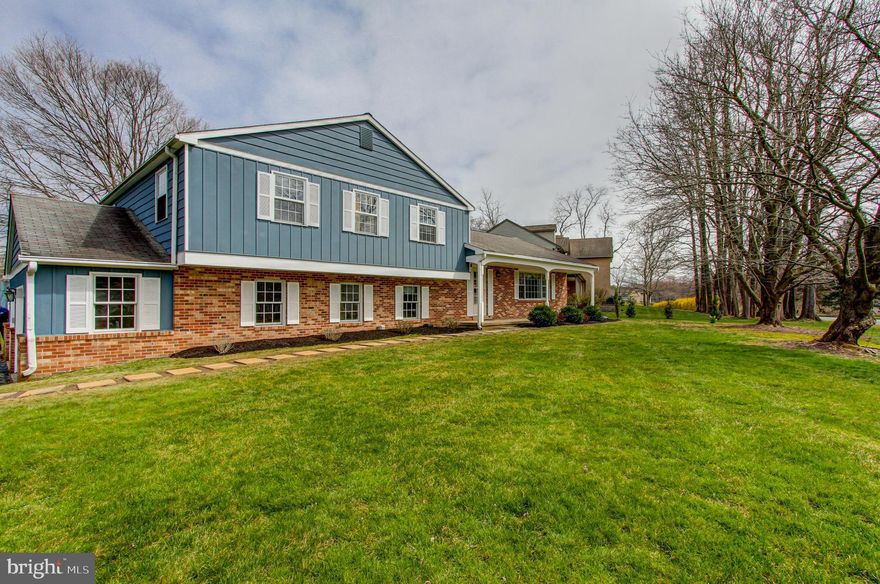 Doylestown Township 4 Bedroom 2 1/2 Bath Split level Colonial on beautiful open  1 acre lot.  This spacious home includes Hardwood Floors throughout, a large Living room, Formal Dining room,  Eat-in Kitchen with solid surface countertops, updated appliances, tile floor and Atrium doors to inviting brick patio.   The lower level includes a bonus Office, Family room with parquet flooring, and raised brick fireplace, Laundry room, half bath, and interior entrance to oversized 2 - Car Garage.   The upper level includes 4 spacious bedrooms, a full Hall Bath with Tub/Shower and includes a Spacious Master Bedroom with all-tile Master Bath.  Also included is Central Air Conditioning, Basement and Hot water Baseboard Heat.  Make your mark on this Doylestown Township Gem only minutes from Doylestown Borough, and located in the sought after Central Bucks School District.