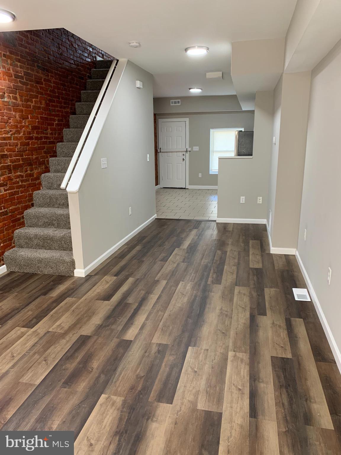 New LOWER PRICE! This home qualifies for a 5.5% mortgage rate. No private mortgage insurance. See flyer in listing documents for details. AFFORDABLE AND CONVENIENT IN ONE PACKAGE! WHY RENT WHEN YOU CAN BUY AND PAY LESS MONTHLY FEES.
McElderry Park is a revitalizing neighborhood in East Baltimore that features two community gardens and easy access to Patterson Park. Rowhomes make up the majority of housing options. The property is in very good condition, allowing you to move in with peace of mind and start making memories right away. This home is not just a place to live; it’s a sanctuary where you can create your own story. Don’t miss the opportunity to own this delightful townhouse that combines historic charm with modern updates.