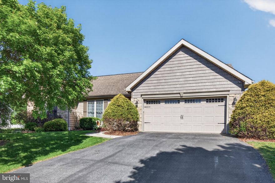 This inviting 3-bedroom, 2.5-bath ranch home offers a comfortable and stylish living experience on a spacious half-acre lot. The main floor features an open layout connecting the foyer, living area, and eat-in kitchen. Pull back the curtains and welcome the natural sunlight through the large floor to ceiling windows. 
The primary bedroom suite has a private bath with a spacious walk in closet. Two additional bedrooms and a full bathroom complete the main level, along with a convenient laundry room just off the kitchen boasting brand new washer and dryer. Ceiling fans and dimmable recessed lighting abound providing simple luxuries.

The finished basement is equipped with extra space perfect for entertaining or working from home, including a dedicated theater room with built-in surround sound speakers, a walk-in closet, and half bath. There is also a large unfinished storage area with utilities and an exterior entrance.

Outside, a brand new 12x16 shed adds valuable storage or workshop space. The two-car garage includes attic storage with pull-down stairs for added convenience. Located close to shopping, dining, and other essentials, this home combines peaceful living with easy access to everyday needs.