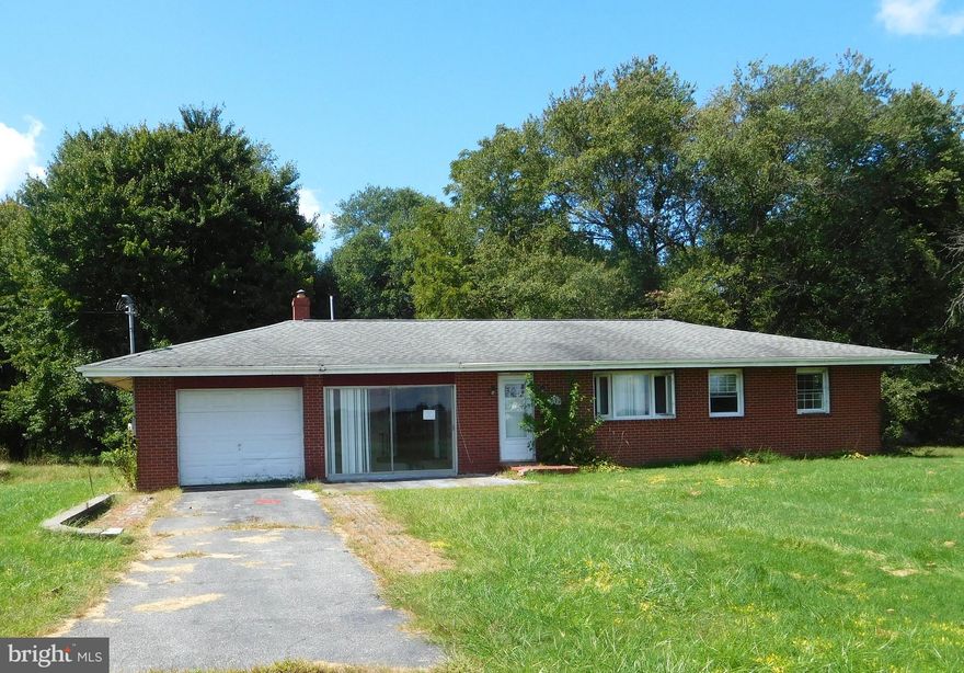 Here is a  brick rancher on two acres in the small rural town of Barclay in Queen Anne's County! It's just 30 minutes to Dover, 5 minutes to Rt 301, 15 minutes to Centreville, and 35 minutes to the Bay Bridge, making it a good location for commuting in any direction. The home is being sold as-is. It needs repairs, but the effort will be worth it!