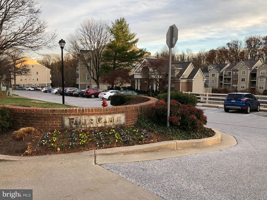 Amazing and one of the largest (above 1,500 sq ft)  2 level 2 bedrooms with spacious loft on 2nd floor (which may be used as a 3rd bedroom) and 2 updated full bathrooms PENTHOUSE condominium in the highly desirable Falls Gable community.
A/C, Water Heater and Aqua Therm Heating System and Front Door w/ Door Frame - all were updated in 2015. Other updates: Pfister rough-in valves & chrome shower faucets with metal cross handles, custom closet organization system in the walk-in closet in primary bedroom, custom installed TV mount for 350 lbs with enhancement of metal studs by 2x4 inches wood studs and capability to withstand the weight up to 2K lbs, new screens on all windows and balcony door, etc 
  Aquasana Pro Rhino Whole House Water Filtration System. 24/7 external video surveillance system with installed Ultra HD Color 4K (8 Megapixel) Weatherproof Metal Turret Dome PoE IP Cameras with NightVision capability.
  Beautiful bright daylight LED bulbs throughout the house help to save hundreds of dollars per year on electric bills.  
Open floor plan, updated modern kitchen with ceramic tile flooring, granite countertop and modern stainless steel appliances. Wood composite flooring in the hallway, living and dining rooms, ceiling fan in the primary bedroom. 2-story living room with vaulted ceilings and beautiful gas fireplace on a marble floor panel.
Condominium location on the sunny side of the building, abundance of natural light and  beautiful antique brass curtain rods with silver embroidered sheer curtains and beige thermal blackout grommet curtain panels on them - all of these  make this condo fantastic for living and relaxation.
The building has a new roof. 
Located close to I-83, I-695, Quarry Lake, Shopping Center, Restaurants, Banks, Medical Offices, Pharmacy, Starbucks, the Summit Park Elementary School.