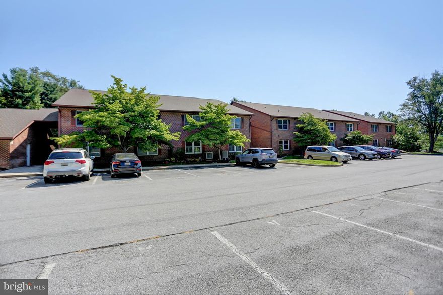 Showings begin Thursday 8/15/2024. Welcome to Liberty Gardens! This easy access, first floor condo is bright and sunny! Features include 2 bedrooms, 1 full bath, spacious living room and updated kitchen.  Updates throughout over the last 5 or so years include: Double pane vinyl tilt in windows, HVAC replaced with Lennox efficient heat pump- both indoor and outdoor equipment, kitchen cabinets, appliances and tiled kitchen back splash. All your needs are met for convenience and comfort at an affordable price.  Whether you are downsizing or just starting out, this could be a great option! Location just off RT26 makes an easy commuter range towards Frederick or Westminster/Baltimore areas. All appliances convey with sale.  Laundry hookups in unit- Washer/Dryer stays. Seller can be flexible on closing date. One marked parking space included. Overflow and guest spaces available. Affordable Condo fee is $170 a month.