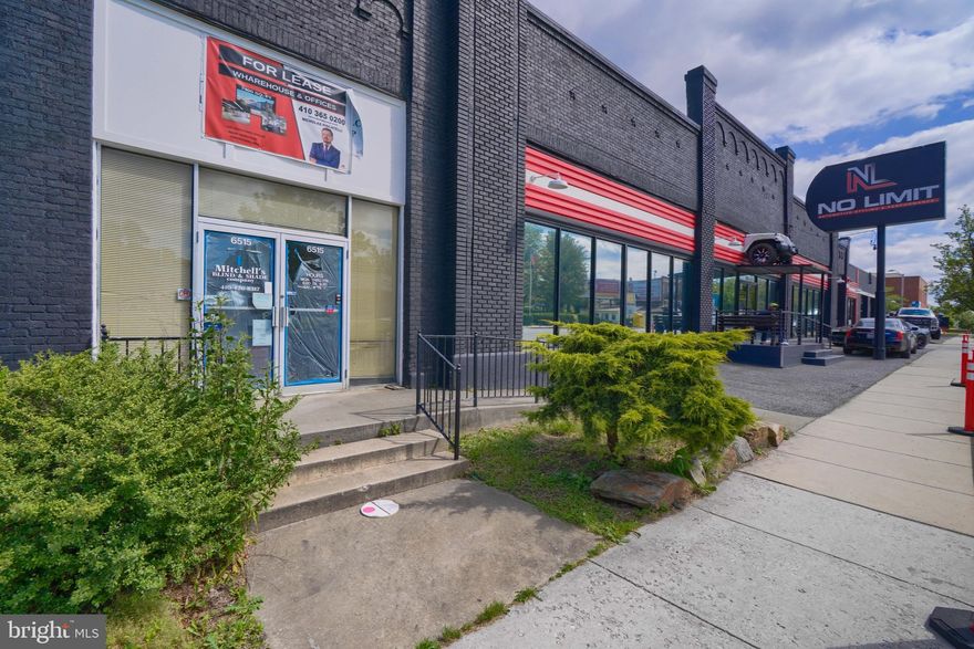 **Subject to Offer - This post needs to include the ideal asking price, but the property is open to offers.**

6515 Belair Road, Baltimore, MD 21206, is a strategically located commercial property offering approximately 25,000 SF of land area along Belair Road, a prominent thoroughfare in Baltimore. The property boasts 40 parking spaces, 180 feet of frontage on Belair Rd, and features such as pylon signage availability, a 15-foot entrance fronting Belair Rd, and 90 feet of display windows along Belair Rd. Additionally, the property includes a warehouse of approximately 7,400 Sqft with a drive-in door and comprises two units: one retail unit currently leased by No Limit Incorporated and one vacant office space. Situated across from the United States Postal Office and amidst a blend of residential and commercial developments, the property benefits from its advantageous location along this busy road, ensuring high visibility and easy accessibility via major transportation routes.

**Subject to Offer - This post needs to include the ideal asking price, but the property is open to offers.**