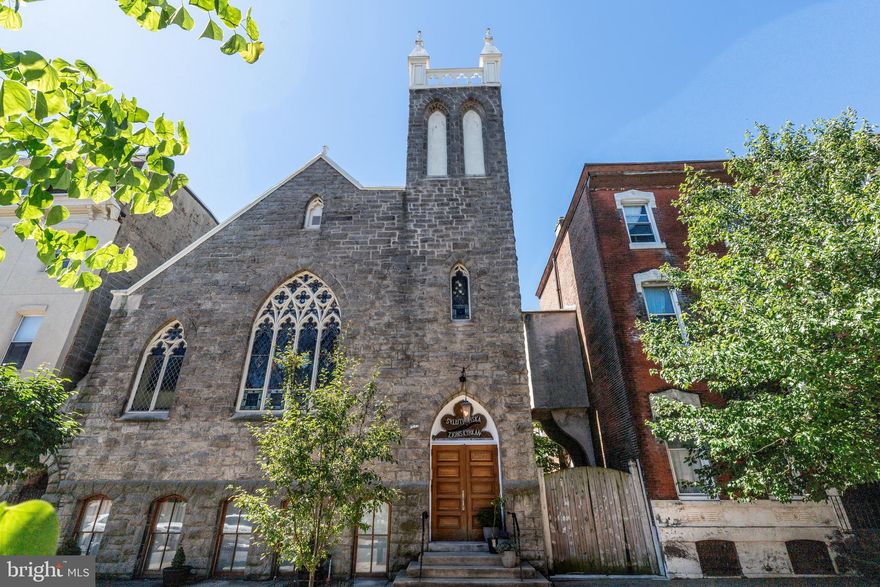 Welcome to your dream home in the heart of Philadelphia's Art Museum - Fairmount Neighborhood! Nestled on the charming Mount Vernon Street, this stunning two-bedroom, two-bathroom condo is part of an incredible boutique building. Listed on the Register of Philadelphia Historic Places, the Lutherska Zionskyrkan Church dates back to 1874, and was meticulously converted into four exquisite residences in 2015 with many of the original details preserved.  

Step inside to find a bright and airy 1,211 square foot space that perfectly marries historic charm with modern luxury. From the moment you enter, the details of the original features, such as stained glass windows, intricate woodwork, and cathedral-style ceilings, will captivate you. The rich wood floors and exposed beams create a warm, inviting atmosphere, while the incredible storage space ensures everything has its place. The main floor features a welcoming foyer leading to an upgraded kitchen, complete with stainless steel appliances, white shaker cabinetry, a ceramic tile backsplash, and a peninsula island with seating—ideal for both everyday living and entertaining.

Ascend to the top floor, where a spacious great room awaits, offering ample space for open living and dining areas. The spacious bathroom on this level adds a touch of elegance. The lower level is a private retreat, featuring a generously sized bedroom, an upgraded bathroom, and a cozy home office alcove.

Nearby Philadelphia’s finest museums, cultural institutions, and eateries, and only minutes from Center City, 30th Street Station, and Kelly Drive, the location is unparalleled. Experience the perfect blend of historic charm and modern convenience in this exceptional loft. Don’t miss the opportunity to call this unique property your own!