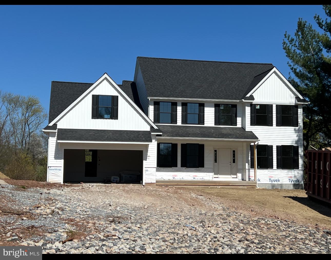 Brand new construction single-family home in award-winning Perkiomen Valley School District. Custom Builder BJ Homes. This home is under construction now, set for completion in mid-June. You are greeted by the welcoming covered front porch into the main foyer. The formal dining and living areas are the perfect spaces to host holiday celebrations. The gourmet kitchen features Kraftmaid Lyndale full overlay white perimeter cabinets and navy island, GE stainless steel appliances, luxurious white quartz countertops and oversized pantry. There is an eat-in kitchen area with sliders leading out to your private backyard oasis. The family room has a gas fireplace with optional coffered ceiling detail. The mudroom, storage closet and 2-car garage round out this level. Upstairs, you'll find four spacious bedrooms and three full baths, including a luxurious primary bedroom with vaulted ceilings and massive walk-in closet. The en-suite bathroom has a walk-in tile shower, a soaking tub, and double vanity. The basement features 9-foot ceilings, a walk-out slider, two additional windows, and an egress window, offering excellent potential for future finishing. Other notable features include black windows that contrast beautifully with classic white siding and a stone-accented front, designer light fixture package and hardwood floors on the entire main level.
Located in the award-winning Perkiomen Valley School District, this home is just minutes from the scenic Perkiomen Trail, perfect for biking or walking along the picturesque Schuylkill River. Enjoy the convenience of nearby shopping and dining, including Wegmans and the Collegeville outlets, featuring high-end retail options. Don’t miss this opportunity to live in your dream home in a prime location! Schedule a walkthrough today. Photos are of a previously built home by the same builder for marketing purposes only.