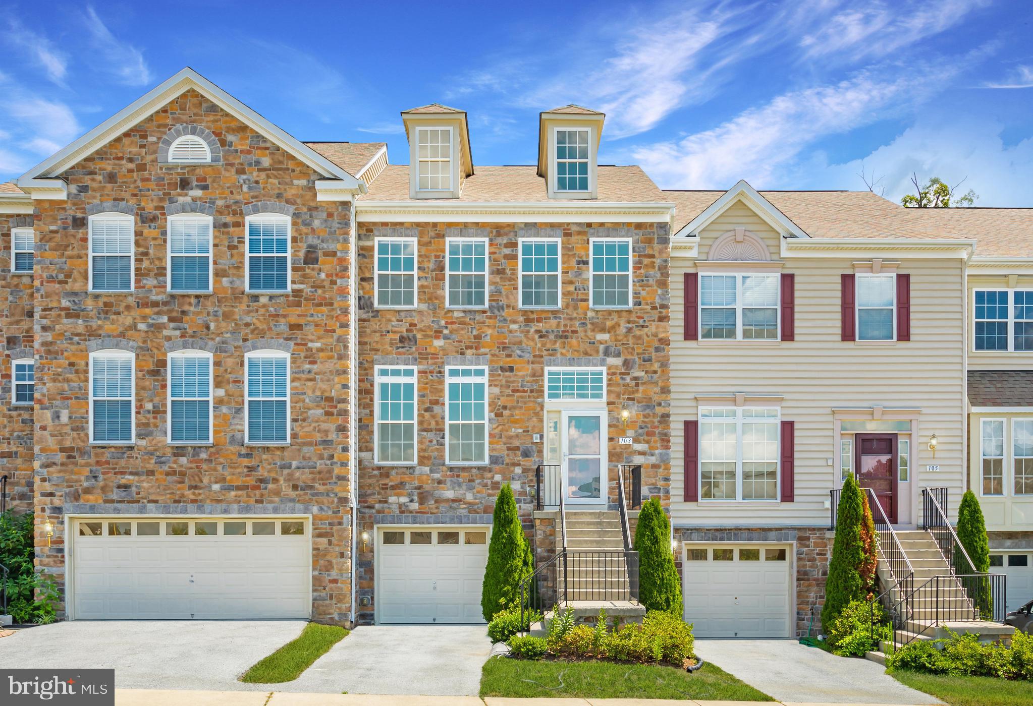 Nearly 3,000 sq. ft. of living space! This is a former Builder Model and is the largest townhome in the neighborhood.
The main level offers a large formal living & dining room, a powder room, a spacious family room, a kitchen with double ovens, and a breakfast room leading to a deck with a view of trees.
The upper level offers three generous bedrooms and two full baths. The primary bedroom offers a walk-in closet and an en suite bathroom with a shower and a soaking tub.
The ground level includes a one-car garage, a very large rec room, a full bath, and a utility room with the washer, dryer, and a water softener.
The home comes equipped with several smart home features and mesh wi-fi and Verizon Fios is included in the rent. The rent also includes yard maintenance & lawn mowing for carefree living.
Enjoy the large deck with a private view of open land. Free access to community amenities, including the pickleball courts, tot lot, and picnic pavilion. Owner/Agent. This is one of the best townhome locations in the community. Don't miss it!
