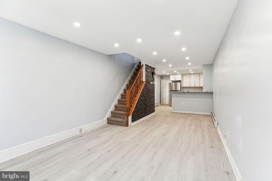 Welcome to 3054 Almond St, a beautifully updated rental in the heart of Port Richmond. This bright and modern home features two bedrooms and a full bathroom, with stylish updates throughout. The kitchen is a standout, featuring custom cabinets, granite countertops with a stylish bi-level design, and stainless-steel appliances. Luxury vinyl plank flooring runs throughout, complemented by brand-new windows and upgraded insulation for energy efficiency. The high-efficiency heating system keeps utility costs down, and the stunning new bathroom is designed with both style and function in mind. Enjoy a larger backyard than most homes in the neighborhood—ideal for relaxing or entertaining. Plus, parking on this block is typically manageable. Pets are welcome, and the home is available immediately. Tenant pays all utilities. A two-year lease is preferred. Don’t miss out—schedule a showing today.