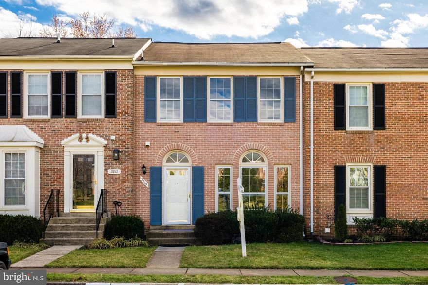 APPLICATION ACCEPTED PENDING LEASE SIGNATURES AS OF 3-17-25. AVAILABLE FOR IMMEDIATE MOVE-IN. Recently renovated with new flooring and fresh paint throughout. Brick front townhouse in sought-after Foxfield! Main level features kitchen w/ new countertops and access to rear deck; Formal LR, DR, and powder room. 3 spacious bedrooms and 2 full baths on upper level. Fully finished walk-out lower level with rec room, den, and half bath. Deck overlooking common area. No pets/No smokers.