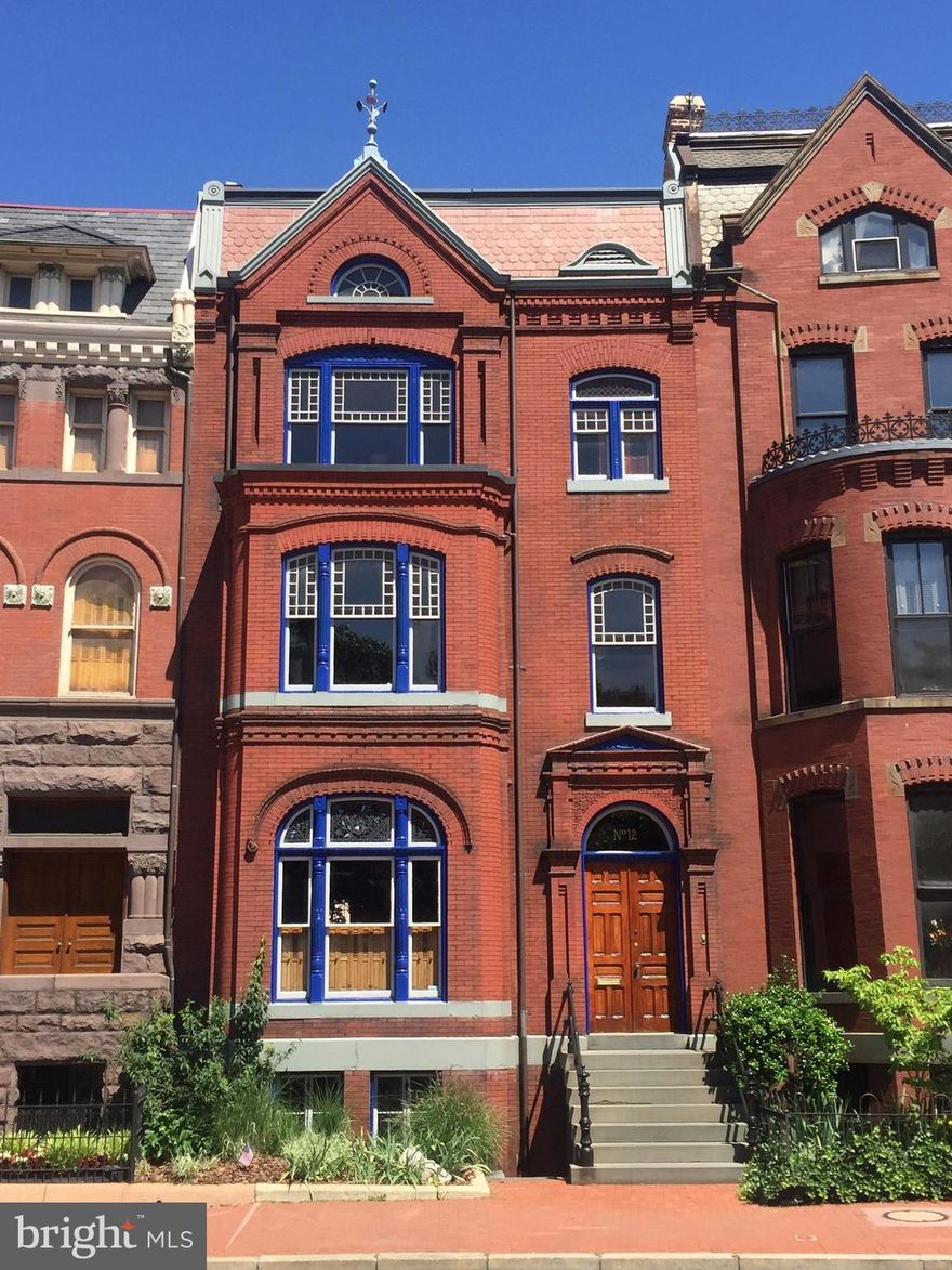 SOLD IN WFP'S PRIVATE PLACEMENT PROGRAM. One of the few remaining massive Logan Circle mansions still intact. This is a historic architecture connoisseur's dream home w/original period details including pocket doors, fireplaces, soaring ceilings, molding & more. Pkg & Garden. Per the seller,"I count the opportunity to live at 12 Logan as being one of the best things that has happened in my life"