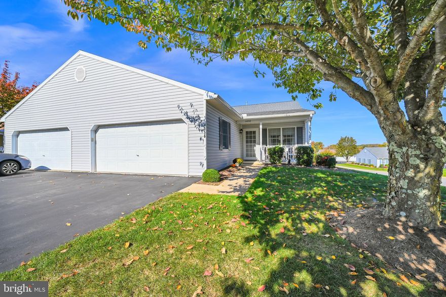 Welcome to Longstown Village!  This development is considered to be the premiere one story living community located on the East End of York County!  This end unit two car garage condo is in EXCELLENT condition and offers its new owner a move in ready neutral decor throughout the home.  The floor plan is very versatile and delivers the free flowing appeal that so many owners have raved about!   Rest easy knowing that this home offers several updates such as a new roof, new furnace/ AC, and updated kitchen appliances! What makes this particular home so appealing is its location in the community.  You have relaxing views from either the covered patio in the back or the quaint front porch that is  great for a morning coffee and a chance to say hi to your neighbors that are out an about walking throughout the area!    This is truly a great option for those who have been wanting to downsize to easy one floor living without having to overspend on the market!  Come take a look!