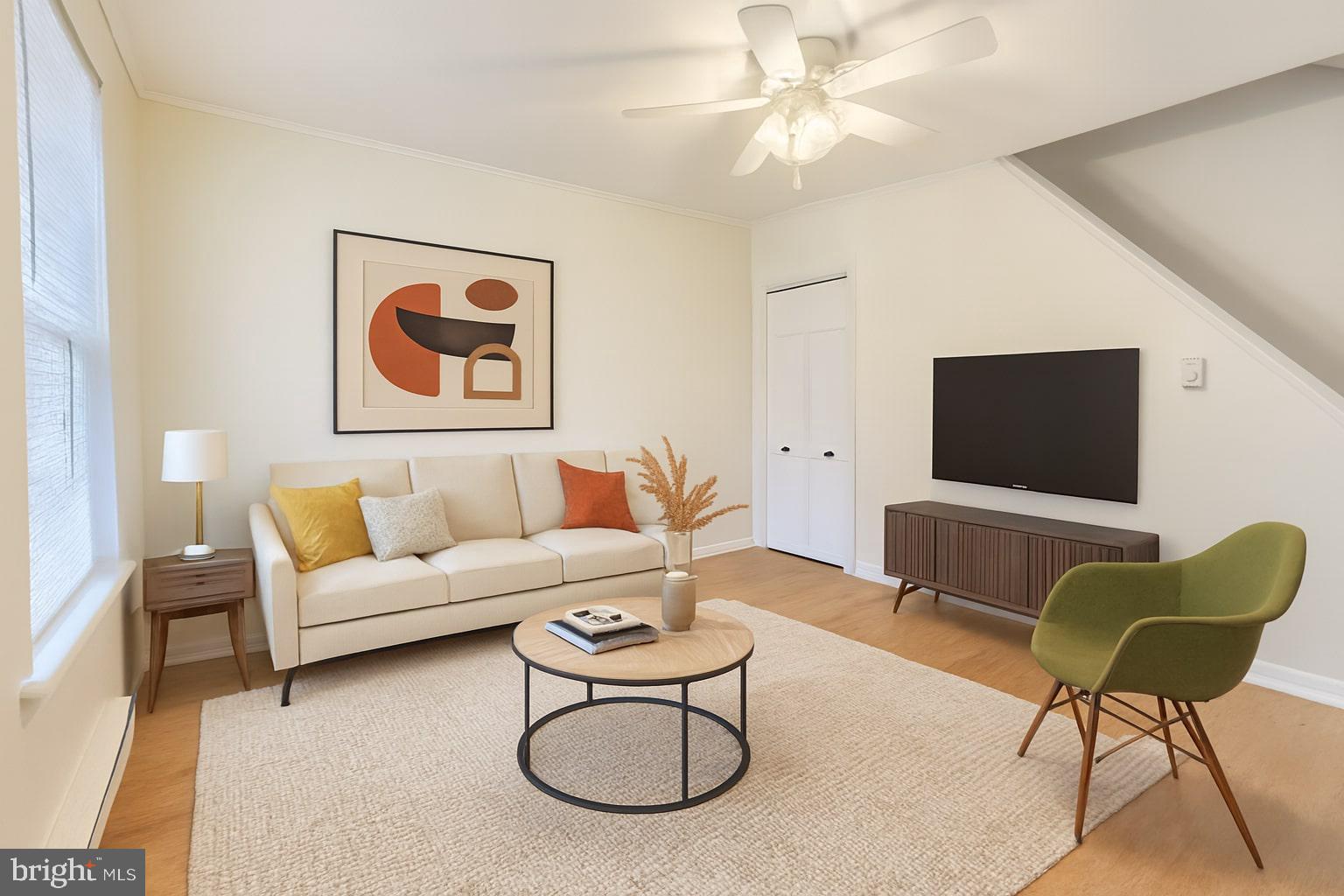 Live in the heart of Conshohocken’s popular east side in this beautifully updated 1870’s townhome, just two blocks from the SEPTA regional rail station and within walking distance to the area’s most popular restaurants. This 2-bedroom, 1-bathroom home features a modern eat-in kitchen with stainless steel appliances, granite countertops, marble and glass backsplash, and oversized pantry storage. The recently renovated bathroom complements the hardwood floors upstairs and engineered hardwood floors downstairs.
Enjoy efficient living with separately controlled heating across five zones, newly updated electrical service, and the convenience of a full basement with washer and dryer. Outside, relax in your gated back patio with yard, which connects directly to the Schuylkill trail. A rare rental opportunity in an unbeatable location.