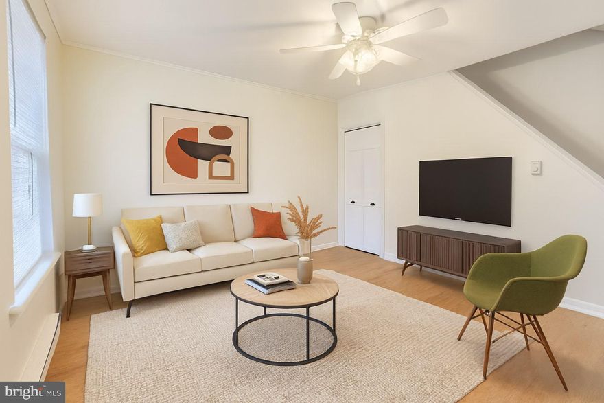 Live in the heart of Conshohocken’s popular east side in this beautifully updated 1870’s townhome, just two blocks from the SEPTA regional rail station and within walking distance to the area’s most popular restaurants. This 2-bedroom, 1-bathroom home features a modern eat-in kitchen with stainless steel appliances, granite countertops, marble and glass backsplash, and oversized pantry storage. The recently renovated bathroom complements the hardwood floors upstairs and engineered hardwood floors downstairs.

Enjoy efficient living with separately controlled heating across five zones, newly updated electrical service, and the convenience of a full basement with washer and dryer. Outside, relax in your gated back patio with yard, which connects directly to the Schuylkill trail. A rare rental opportunity in an unbeatable location.