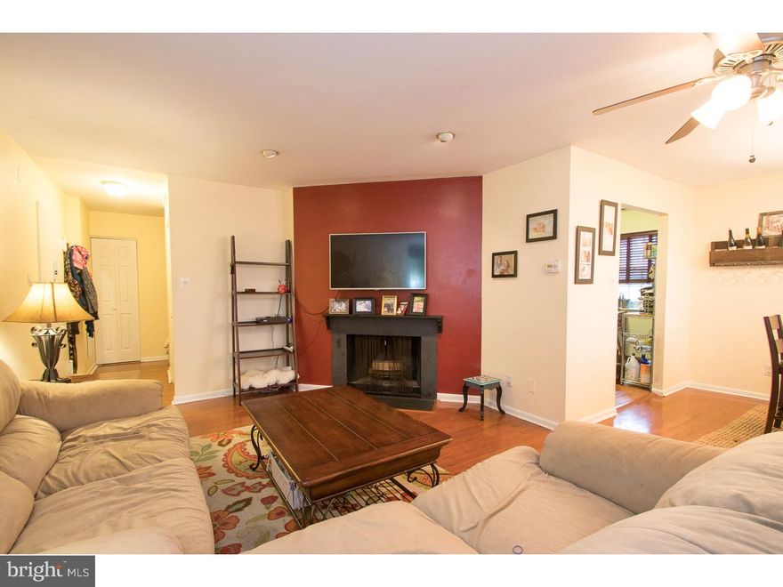 Spacious 2 bedroom/2 bath + den (1,128 sq ft) condo on 3rd floor- Master bedroom has walk-in closet and full bath with stall shower. Separate closet with washer/dryer; Lots of Windows and Light; All Appliances included; Wood Burning Fireplace; Gated Community with tennis court; outdoor pool; Community Center and Fitness Room. 2 pets/unit allowed-1 cat and 1 medium size dog.Condo fee doesn't include electric, which is billed monthly. Full inspection report available-done-1/22/18. 3 Months Capitol Contribution paid by buyer at settlement. Lots of outside Parking. Unit is rented until 4/16,$1500 Month + Electric